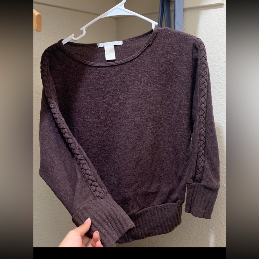 Knitted semi cropped